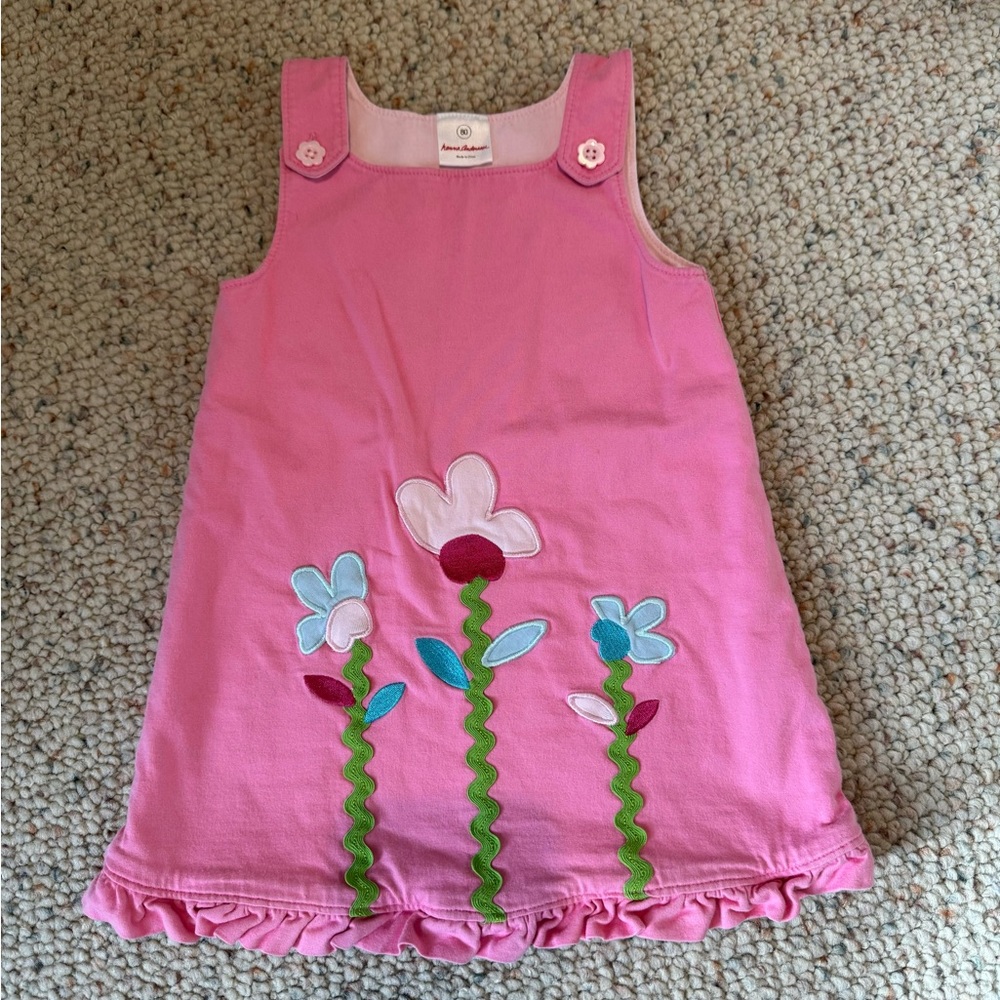 Hanna Andersson Floral Embroidered Easter Spring Dress